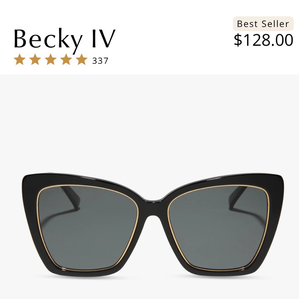 Brand new never worn cat eye glasses from Diff! Becky IV